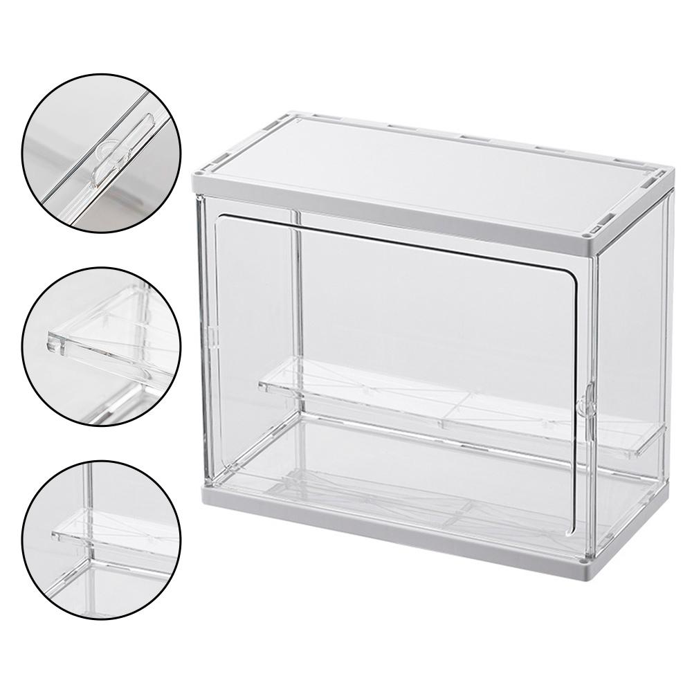 

Transparent Acrylic Storage Box, Blind Box Storage Display Rack, Home Decoration, Lego Model, Dust-Proof Organizer large size L