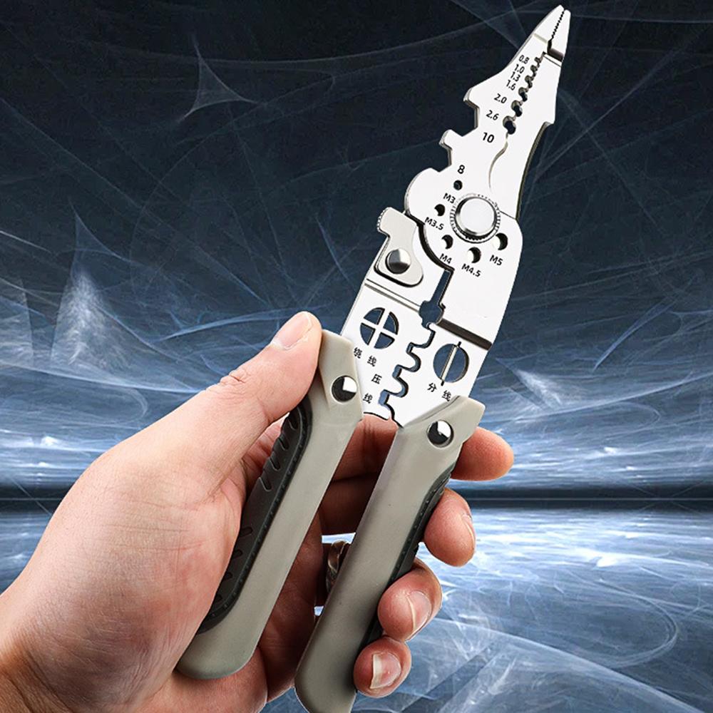 Wire Stripping Pliers For Electrician Durable Cable Wire Crimping Pliers For Motor Repair