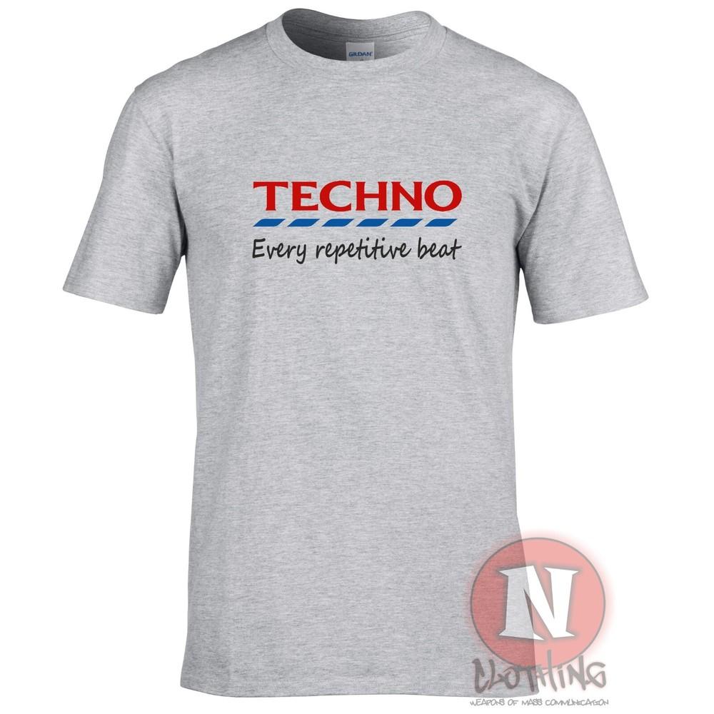 Techno TShirt Dance Rave Music Electronica Ambient Edm Tesco Spoof