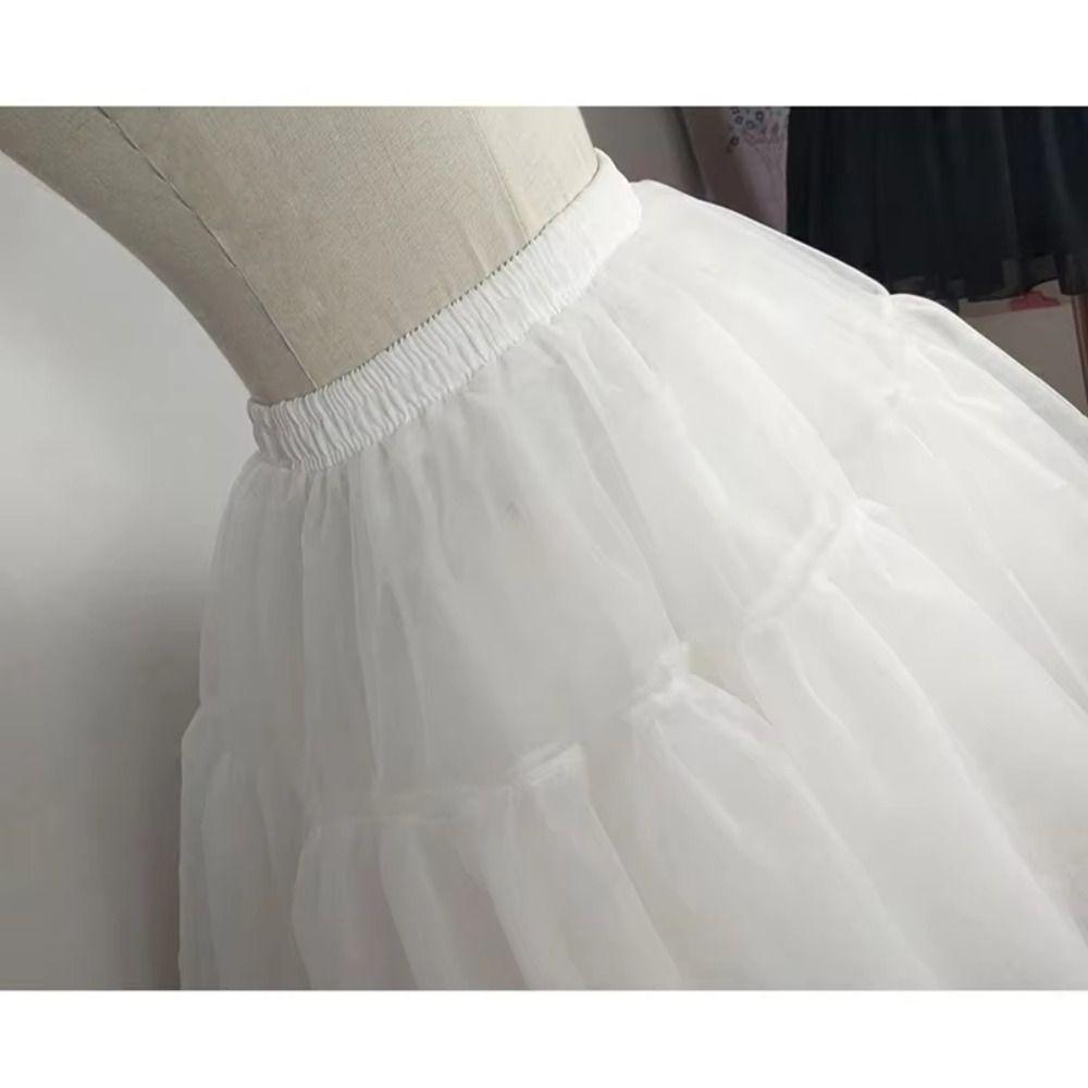 Soft Mesh Lolita Petticoat 30/35/40/45cm Ball Gown Underskirt Tutu Puffy Skirt  Cosplay Wear