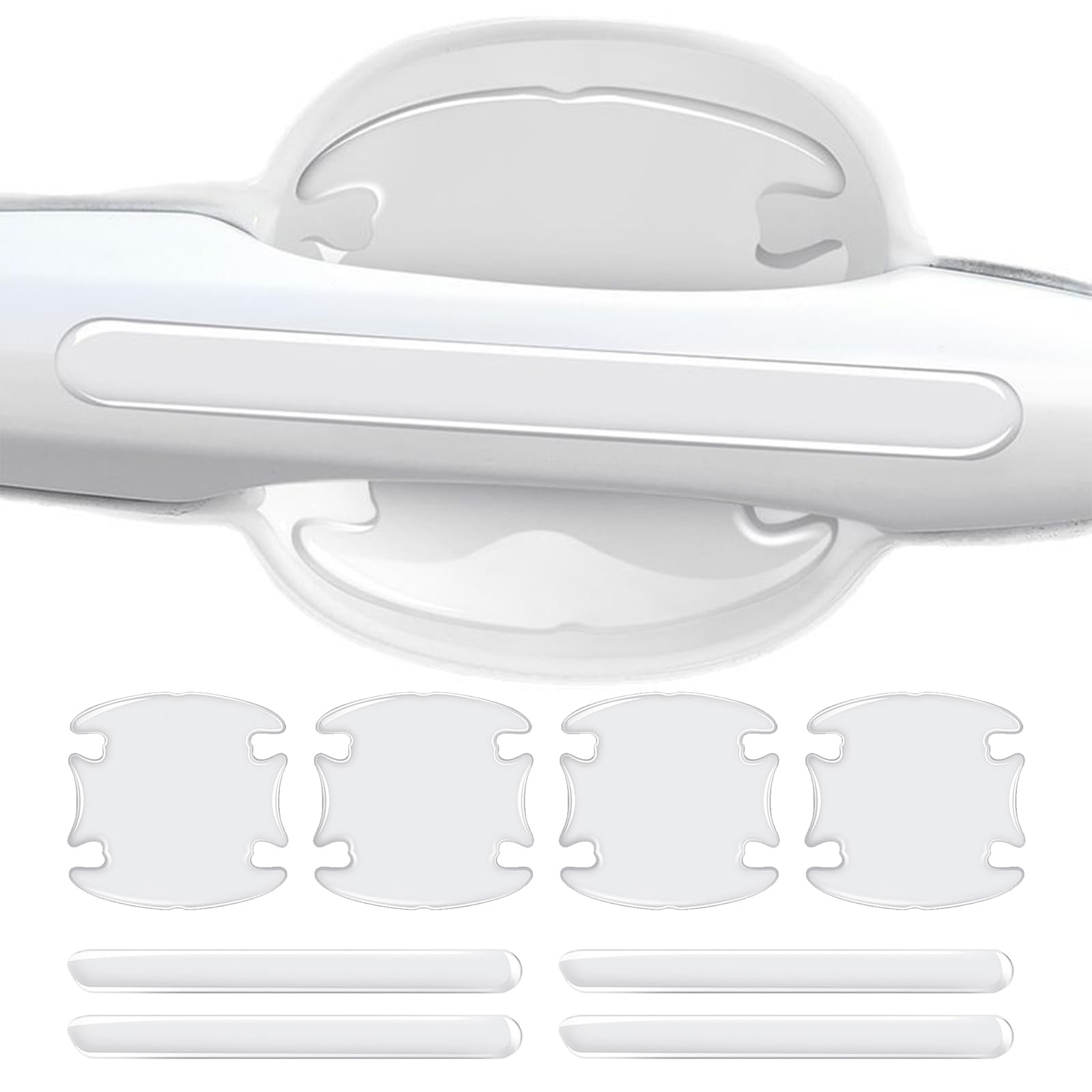

LKCCTK Door Handle Protector, Car Transparent Seal, Thick, Nails, Scratch-Prevention, Exclusive Scratch Prevention, Anti-Slip,