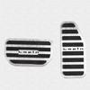 BOYOUS Altrapan LC HE33S Aluminum Pedal No Tools Required Dedicated Design Brake Axle Cover Anti-Scratch Stain Anti-Slip 2-Piece Set (Silver)