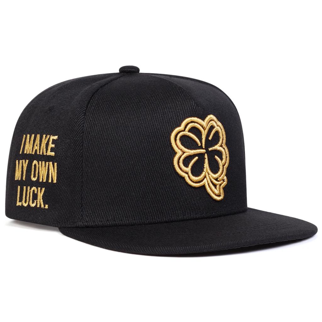 Unisex Four Leaf Clover Embroidery Hip-Hop Hats Spring And Autumn Outdoor Adjustable Sports Casual Baseball Caps Sunscreen Hat