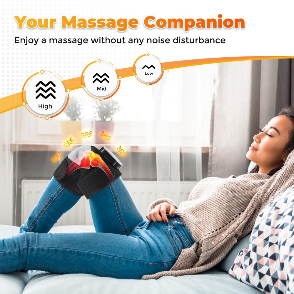 3 In 1 Cordless Thermal Knee Pad Knee Shoulder Massager Vibration Leg Arm Joint Brace Muscle Relax Joint Brace Muscle Relaxation