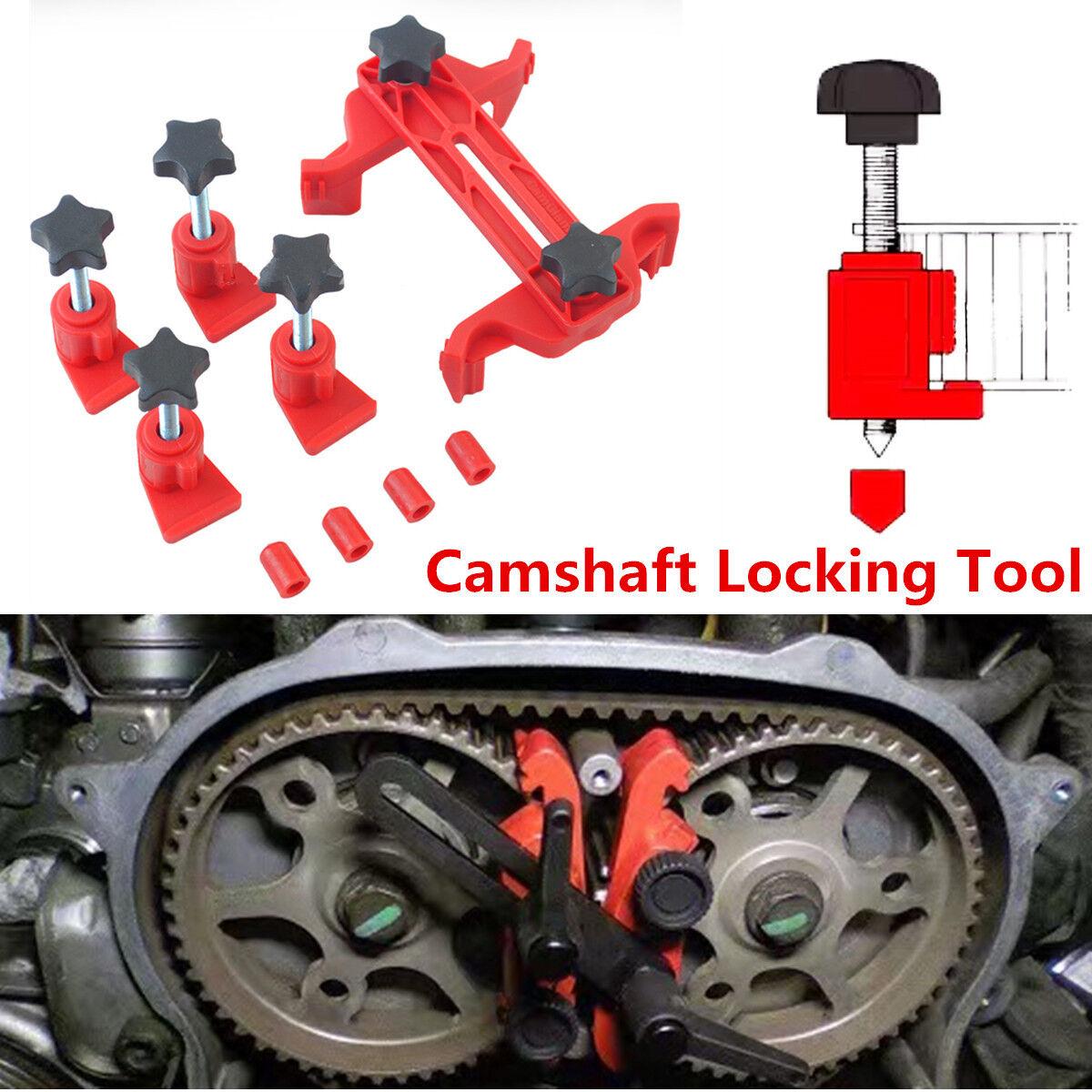 

New 5 Pcs Car Dual Cam Camshaft Lock Kit Camclamp Engine Timing Tool