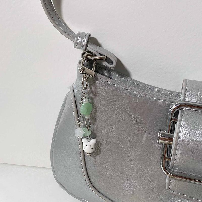 Y2K Phone Charms Pendant Lucky Clover Rabbit Chain Strap Lanyard For Phone Bag Charm Accessories