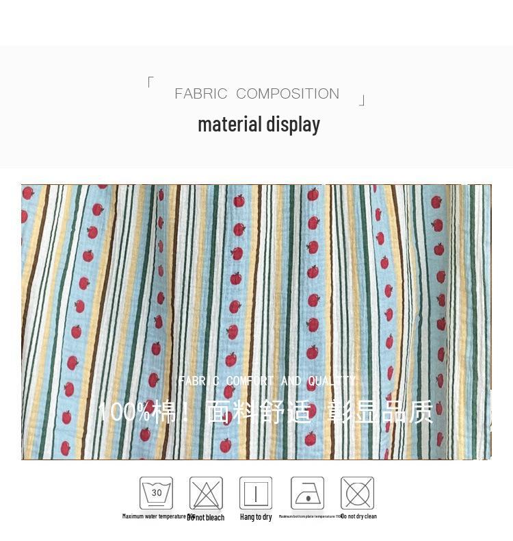 Autumn Pure Cotton Plus Size Nightgown - Women's Oversized Print Homewear & Outerwear