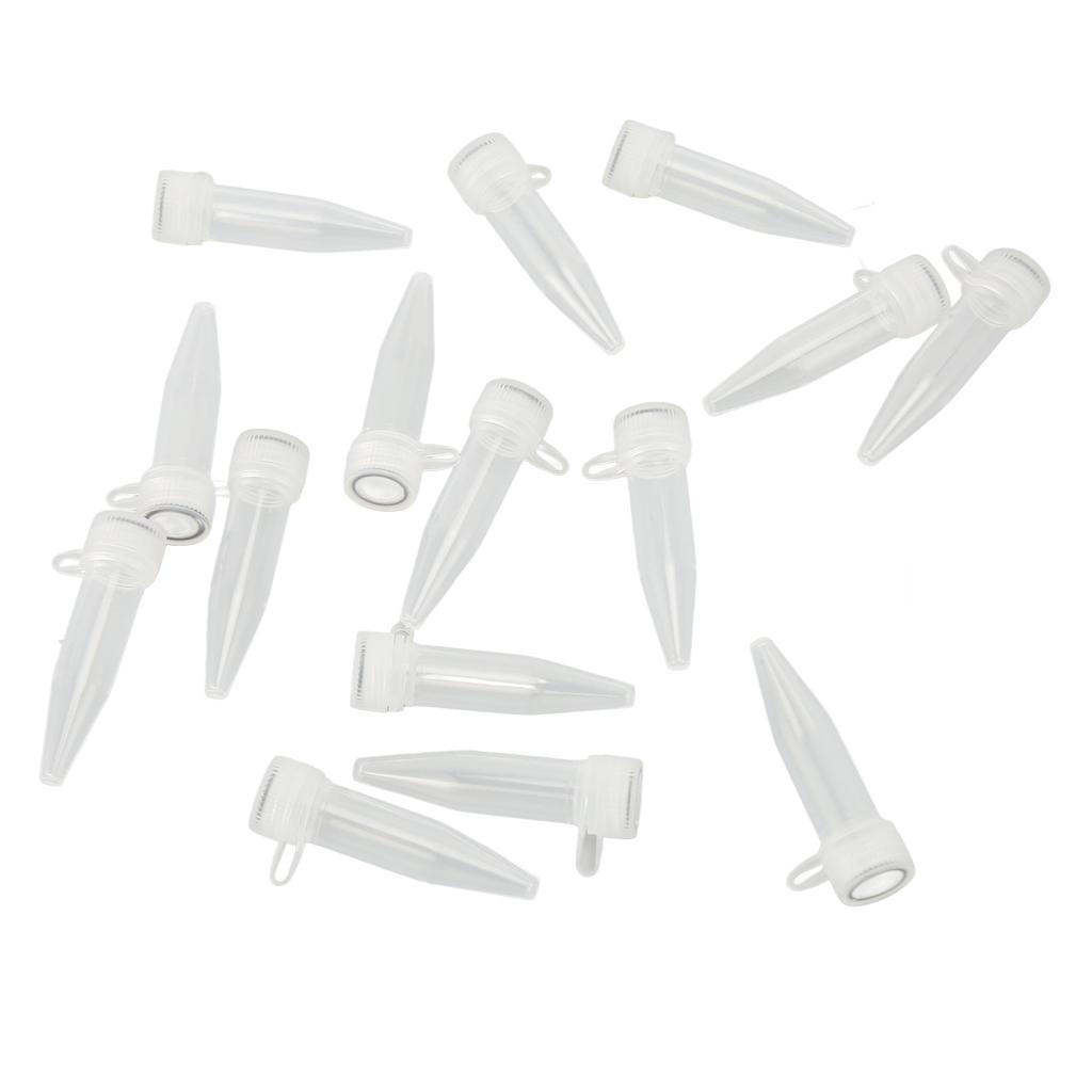 500pcs Microcentrifuge Tube Professional Clear Polypropylene 1.5ml Centrifuge Tube with Snap Cover for Laboratory