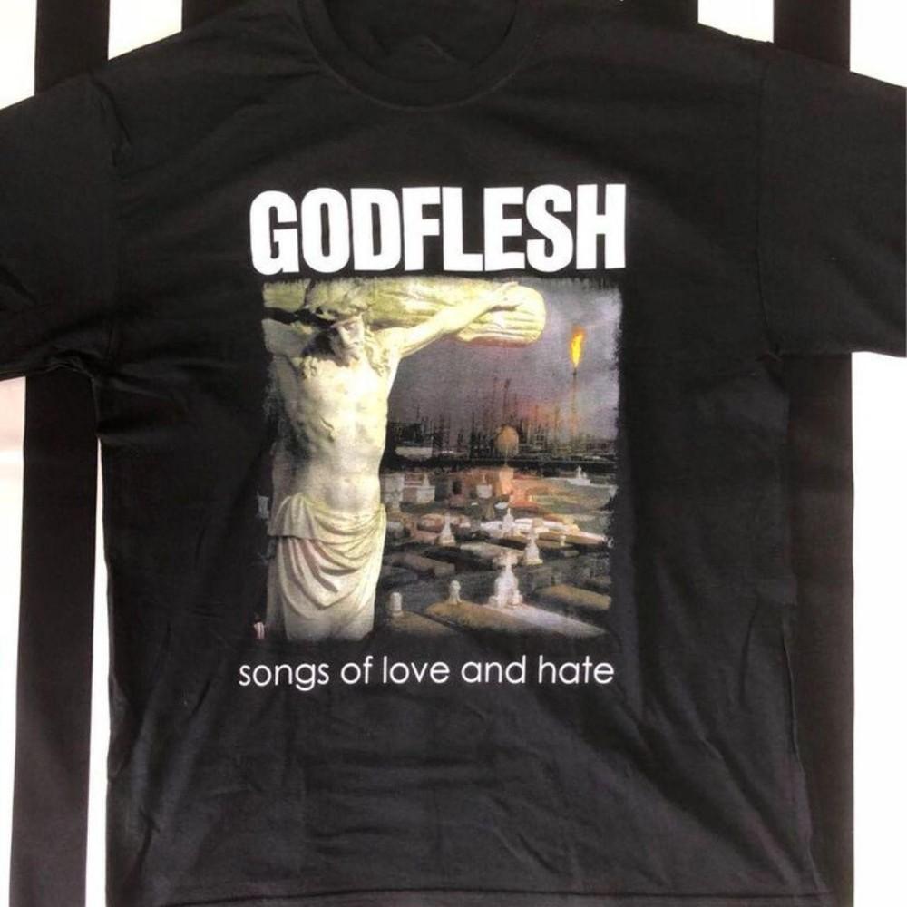 

Godflesh rock band tour short sleeve black color shirt VK00512 Unisex T-Shirt S