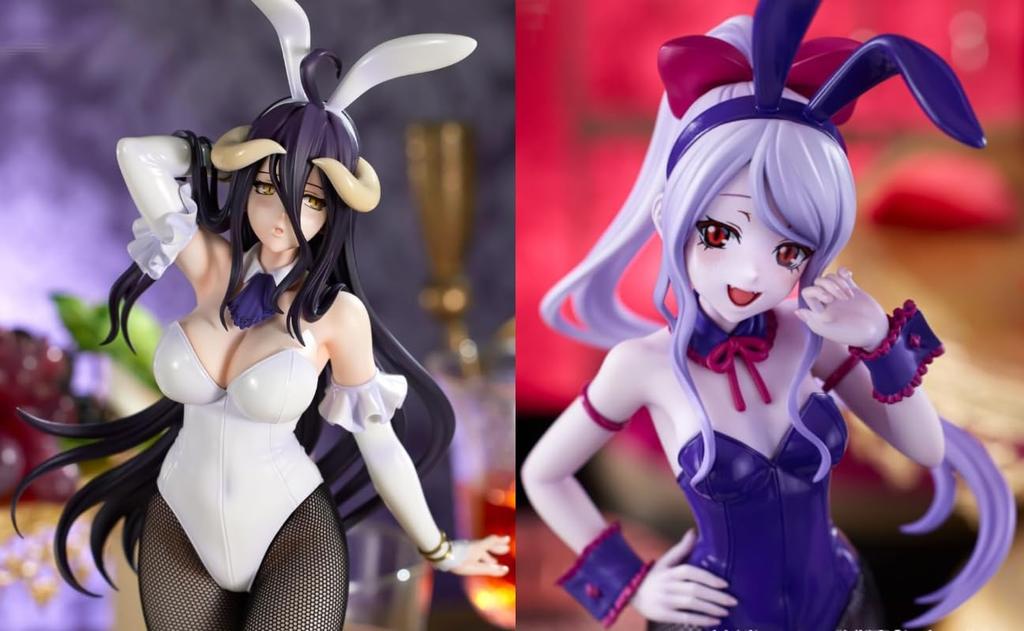 Albedo Shalltear Figure Overlord BiCute Bunnies Figure OVERLORD Albedo Shalltear Figure 2-Piece Set Official Merchandise