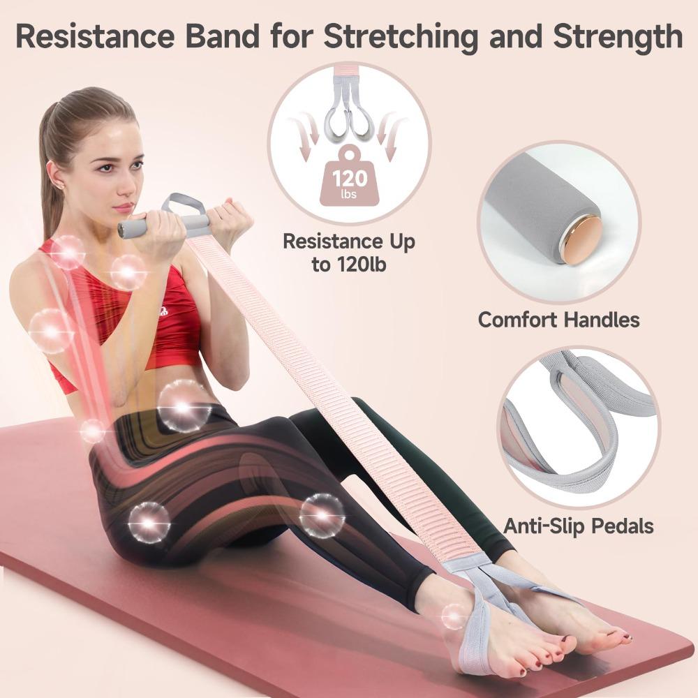 Anti-Broken Sit Up Pull Rope With Handles Full-Body Excercise Band  For Strength Training