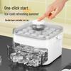Eco-Friendly Ice Cube Maker: Food-Grade Ice Tray for Home Refrigerator - Square Mold for DIY Ice Cubes