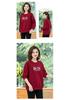 2025 New Plus Size Women's Pure Cotton Hoodie - Loose, Round Neck Korean Style for Spring & Autumn