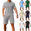 Sommer Kurzarm Shorts Sport und Freizeit Herren Set