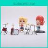 Entzückende 9 Stile Q-Version Punk Rock Figur Puppe Schlagzeuger Spielzeugmodell PVC Sammlerstück