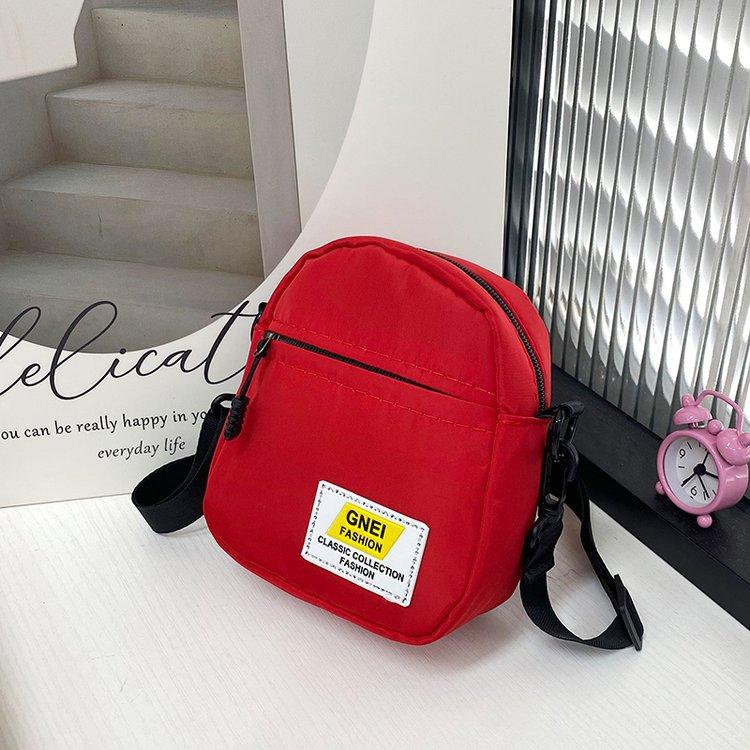 Kleine Canvas-Tasche Damen Crossbody Schultertaschen für Kinder Messenger Münzbörse Cartoon Handy Schultertaschen Telefon Handtaschen