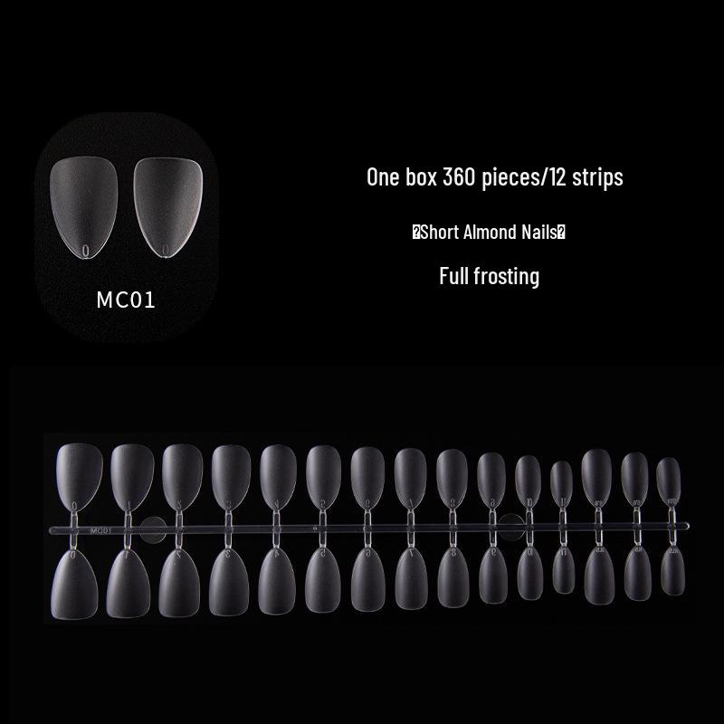 

Специальный носимый набор для маникюрного салона: Супертонкие Бесследные Матовые Накладные Типсы Ручной Работы с Вариантами Половинного и Полного Покрытия