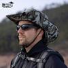 9227 new outdoor mountaineering fishing hat summer men's sunscreen visor hat big brim shawl bucket hat