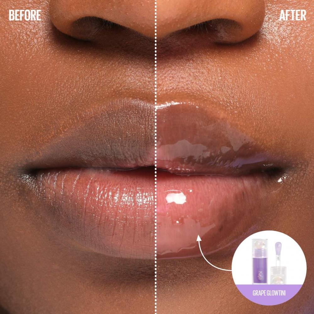 Kaja Juicy Glass Lip Oil 0.13 Oz   3.69 G Grape Glowtini Purple Grape