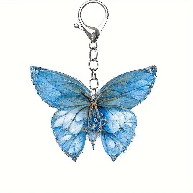 Butterfly Colorful Acrylic Pendant For Interior Decor And Accessories Backpack