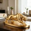 Animal Figure Home Accent with Base, Display Piece for Desk Shelf Office and Living Room Indoor Arrangements Daily