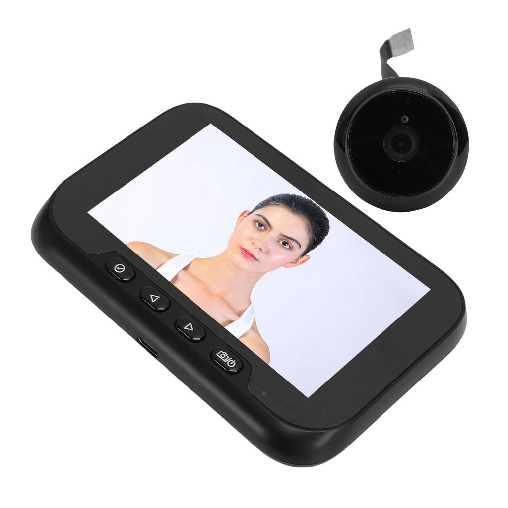 Video Peephole Camera 1080P 135 Degree Wide Angle 4.5 Inch Color Screen Motion Detection Digital Door Eye Viewer for