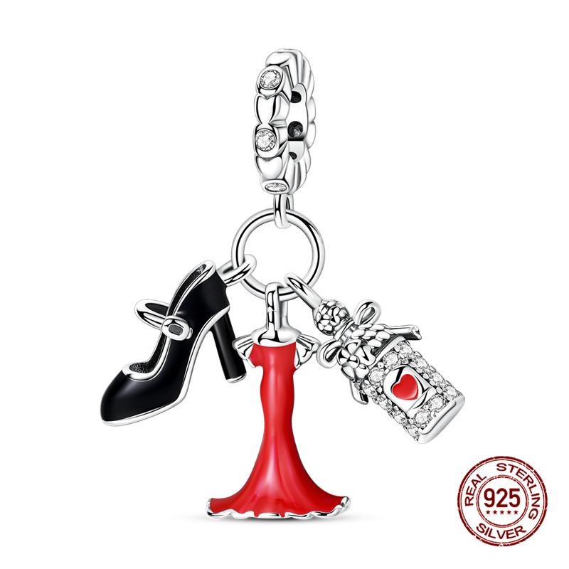 New In Charms Copper Firefly Luminous Oil Lamp Charms Beads Fit Women 3Mm Original Bracelet Necklace Diy Fine Jewelry Gifts