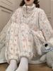 Women's Warm Cartoon Long-Sleeve Full-Length Pajamas For Winter