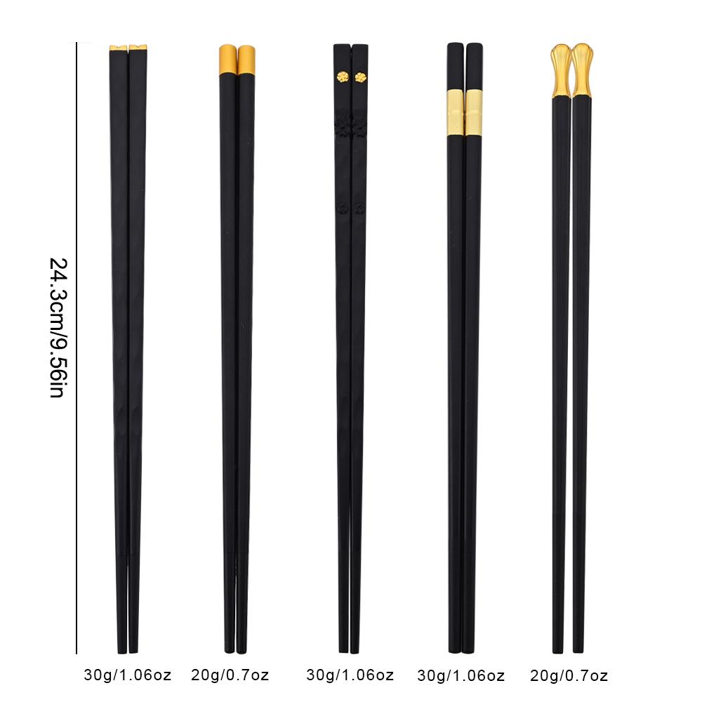 10 Pairs Chinese Japanese Chopsticks Sushi Sticks Korean Chopsticks Reusable Chop Sticks Kitchen Tableware Tool Accessories
