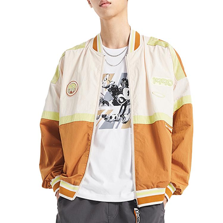 Li Ning Sports Fashion Series Loose Jacket Men Jacket Brown AJDQ363-4