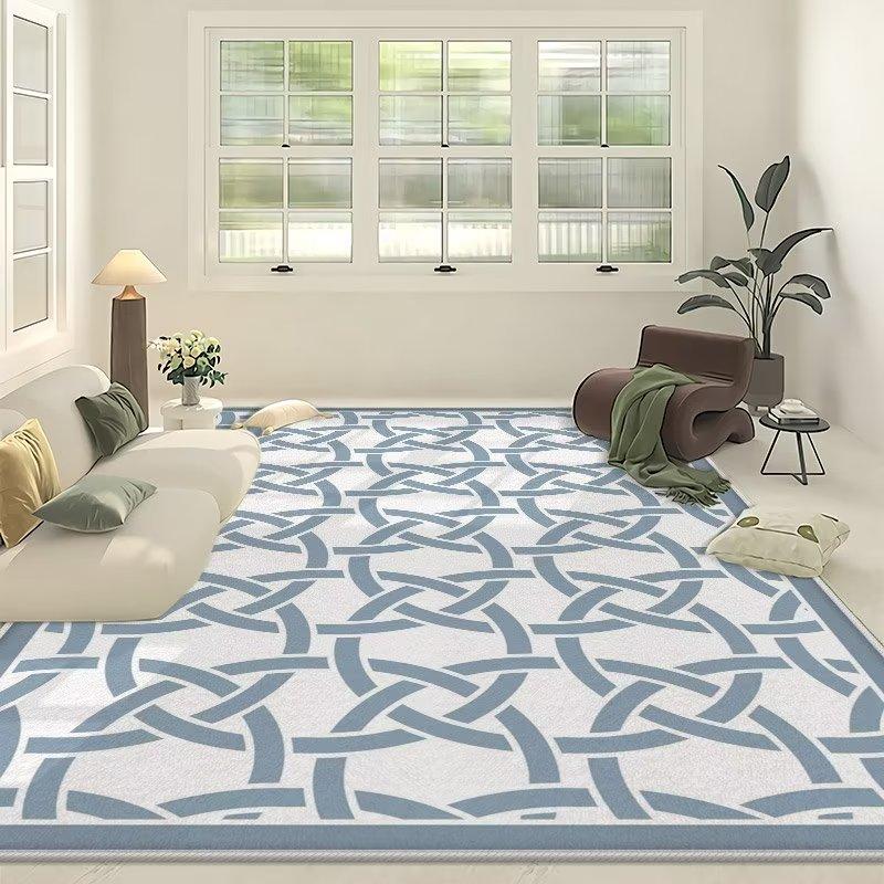Simple Living Room Carpet Coffee Table Modern Large Area Household Use Anti Slip Room Bedroom Bedside Mat