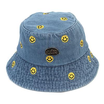 Universal Chemistry Smile Washing Denim Bucket Hat
