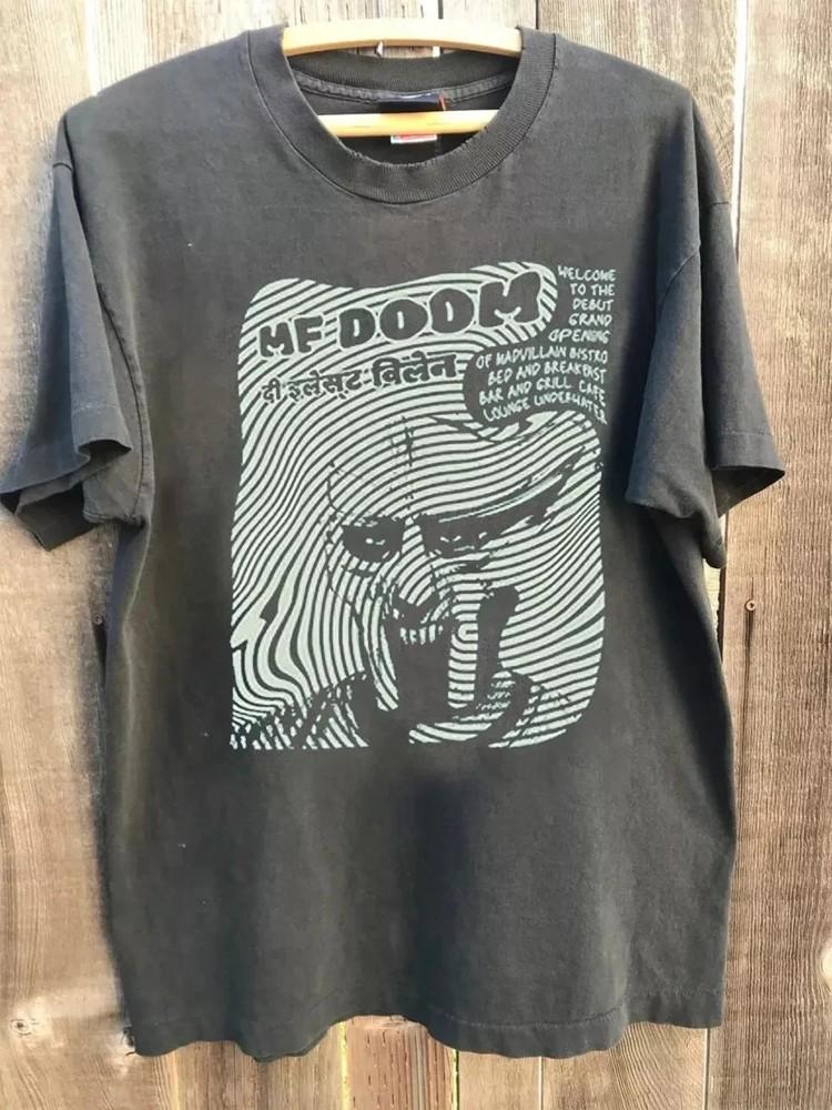 

Mf Doom рідкісний дизайн Вугільна футболка з коротким рукавом S-5XL D119 Унісекс футболка S