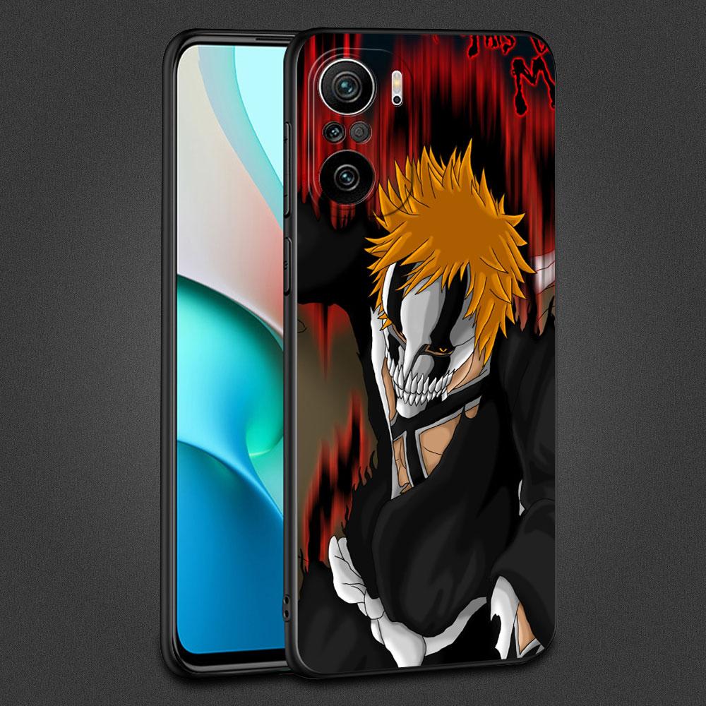 

Чехол для Xiaomi Redmi Note 11 10 9 8 Pro 12 10C 9S 10S 11S 9A 9T 9C 10A 7 K40 8T силиконовый чехол для телефона Kurosaki Ichigo Bleach Sac Redmi K40