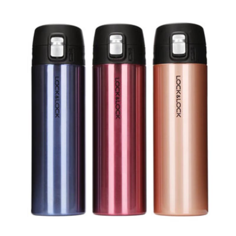 Thermos in Acciaio Inossidabile LocknLock Fit Slim One-Touch 500ml