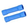 1000 Pcs Blue Butt Connectors Fully Insulated Crimp Terminal Connectors for Automotive Electronic
