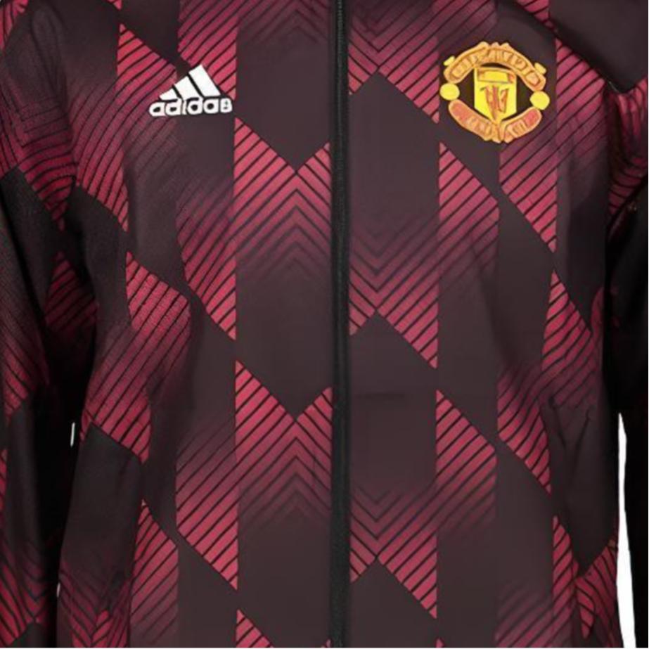 adidas Manchester United Jackets Men's Fuchsia Hooded Moderate GR3872