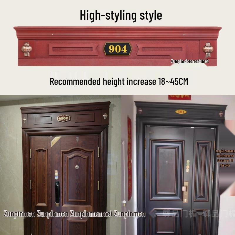 Lintel Heightening Anti-theft Entrance Door Customization & Beautification
