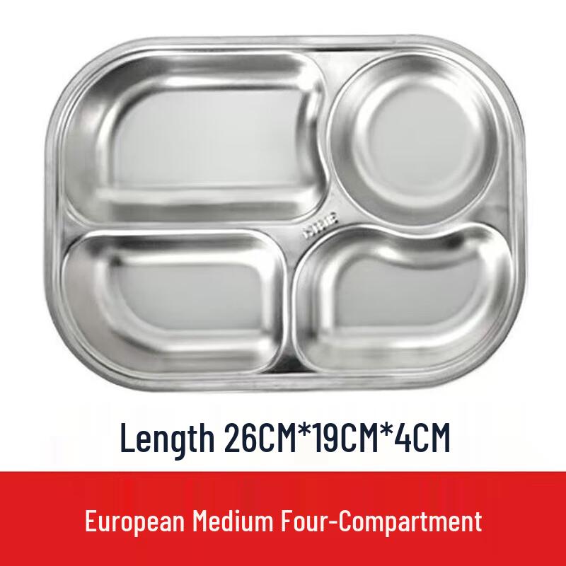 

Shenjia 304 Stainless Steel Divided Meal Tray