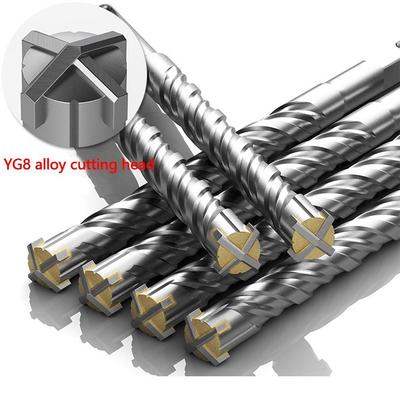 Broca de cruz Broca de martillo eléctrico Broca de acero de tungsteno