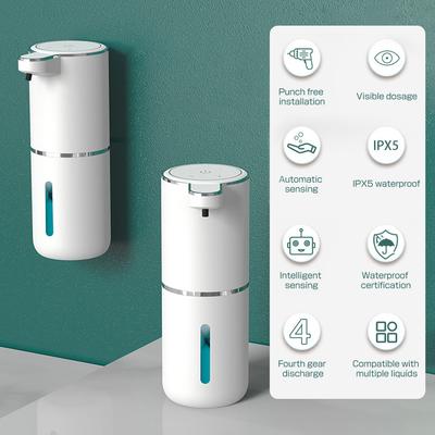 380ML Berührungsloser IPX5 Wasserdichter Wandmontierter ABS-Material Neuer Elektrischer Automatischer Smart Sense Seifenspender für Badezimmer Küche