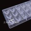 Plastic Pyramid Chocolate Mold Unique Shape Starry Sky Chocolate Mold Anti-heating DIY Baking Mold