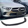 3PCS Front Bumper Lip Diffuser Lightweight Sporty Appearance Replacement for   A‑Class W177 V177 2018 to 2022
