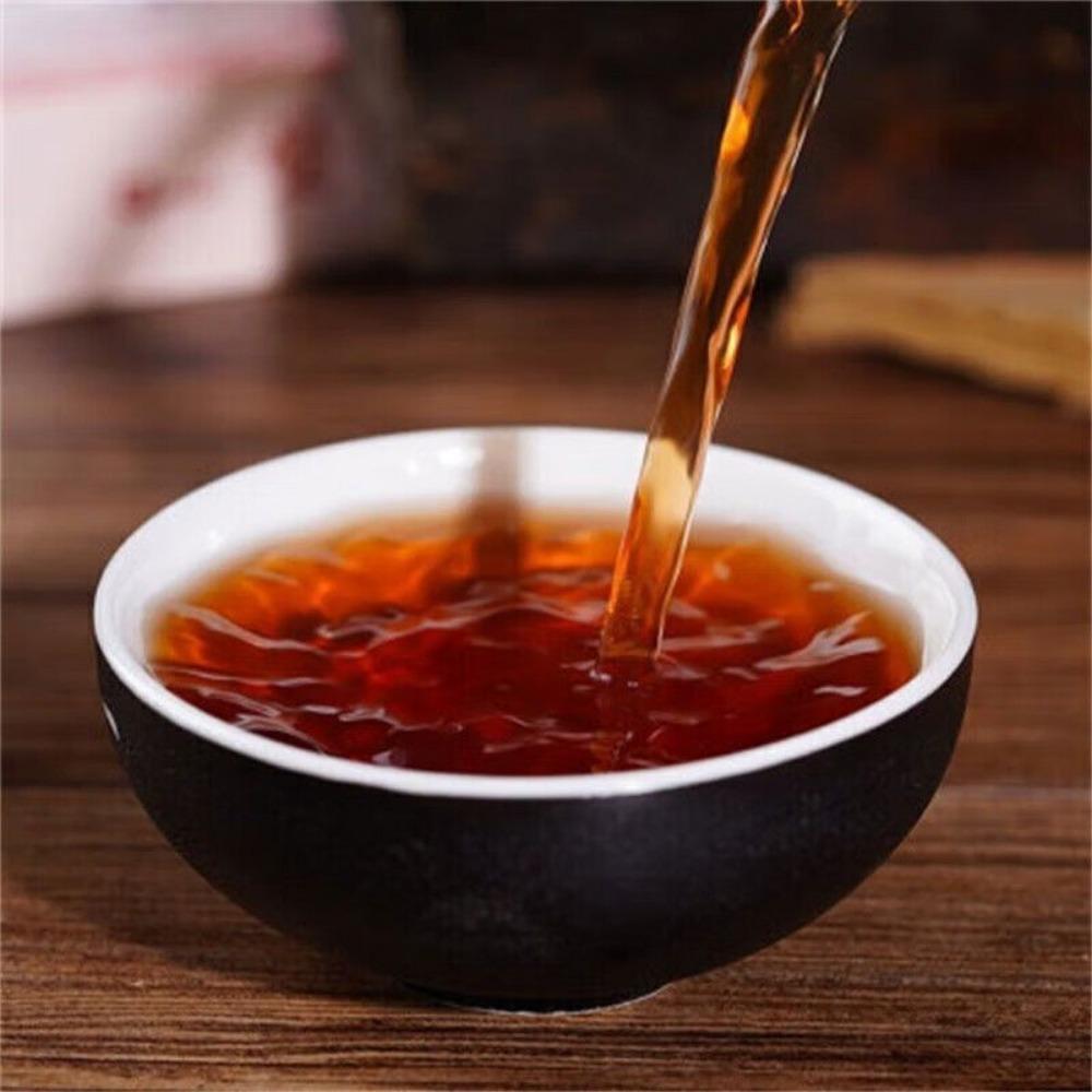 China Tea Pu'er Cooked Tea Loose Tea Canned Ration Premium Puerh Ripe Tea 100g