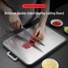 Abay Dual-Sided Stainless Steel Cutting Board