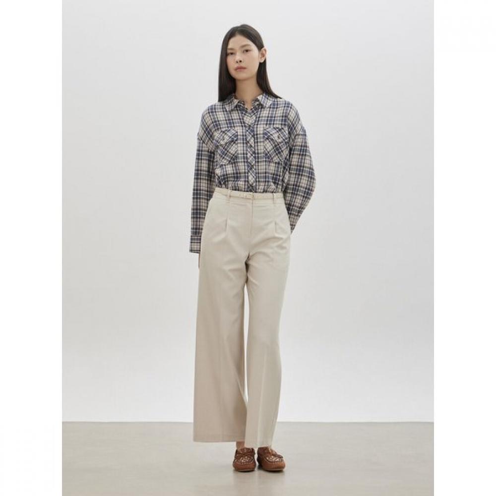 Cc Collect Oversized Check Pattern Shirt C261msc009c