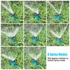 8 Kinds 360° Rotatable Sprinklers Auto  Garden Sprinkler Watering System Water Spray Grass  Yard Agriculture Irrigation