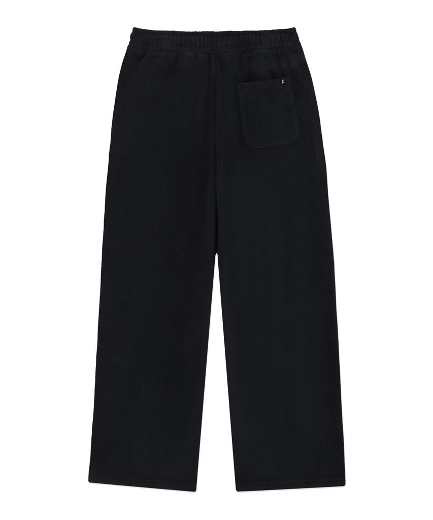 COVERNAT Warm-On Arch Logo Wide Fleece Pants Charcoal