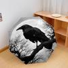 1 PC Automatic Folding Umbrella - Raven Pattern, Portable & Foldable Design with 8 Ribs, Christmas Birthday Gifts