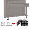 Alomejor Piano Caster Set of 4, EVA Anti-Slip Pads, Piano Foot Cups, Available in 3 Colors, Shock Reduction, Moisture Prevention, Floor Protection, Pi